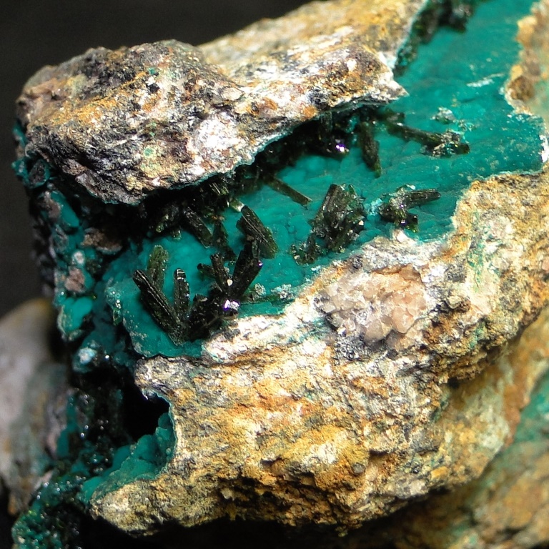 Libethenite & Pseudomalachite