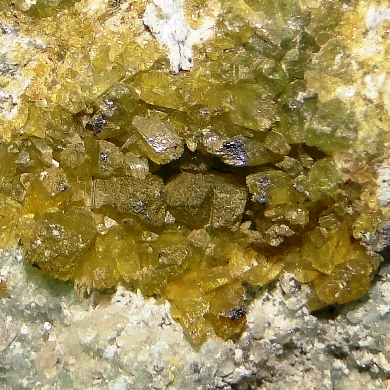 Powellite Var Cuprian Powellite