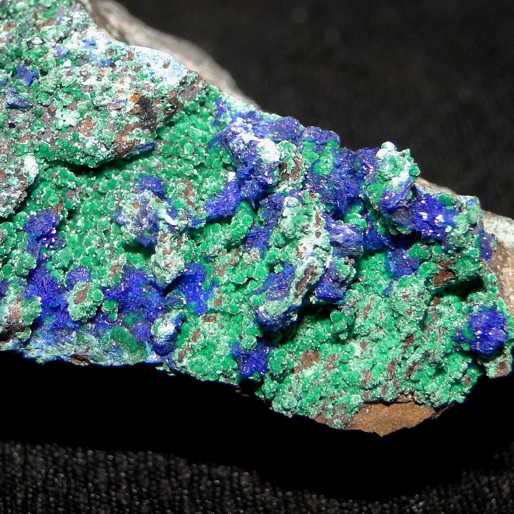 Linarite & Malachite