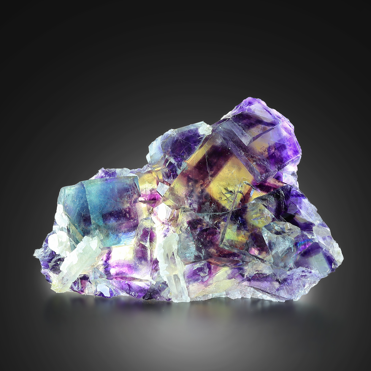 Fluorite With Quartz