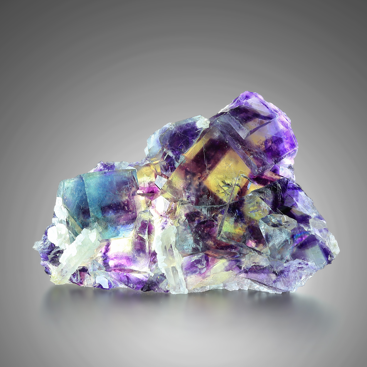 Fluorite With Quartz