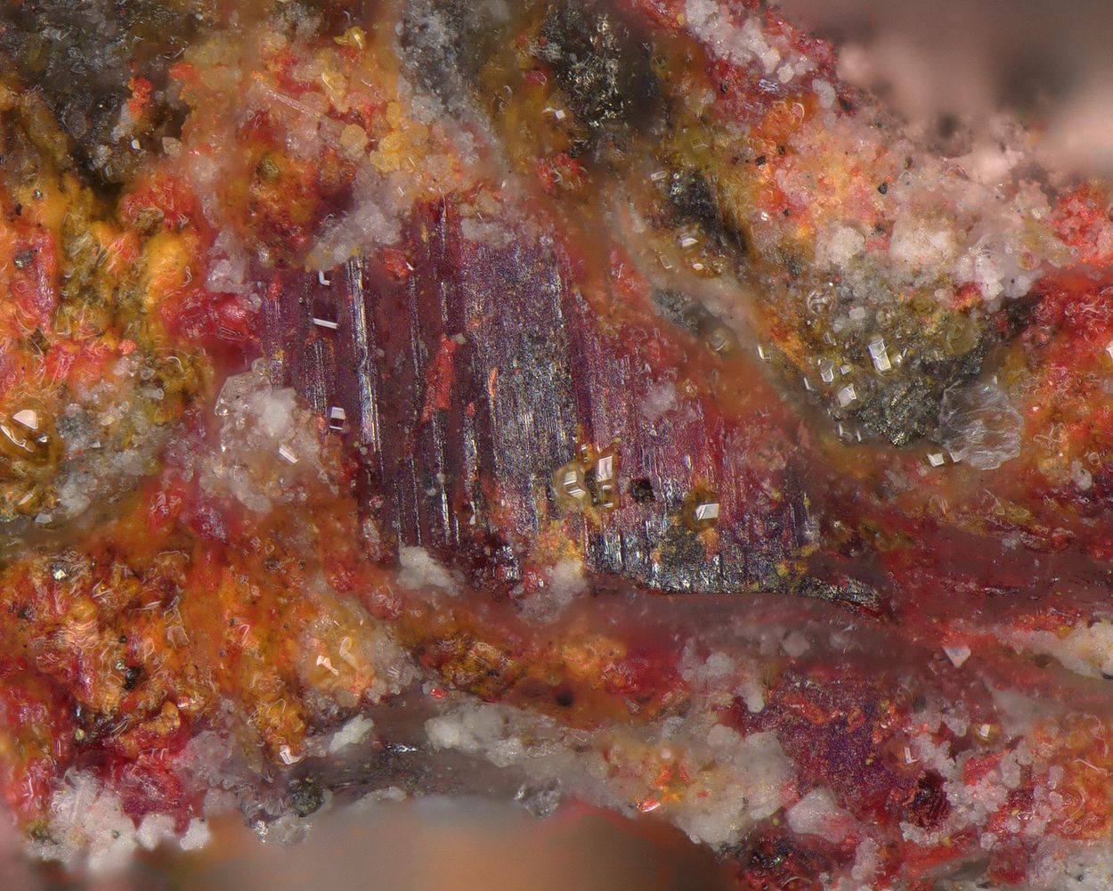 Lorándite On Realgar