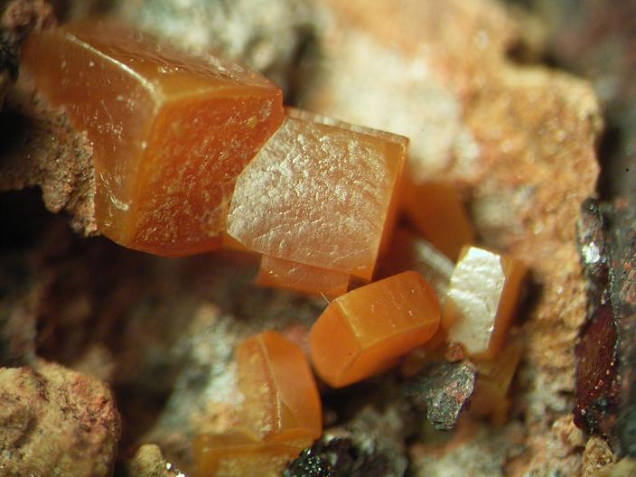 Wulfenite On Limonite