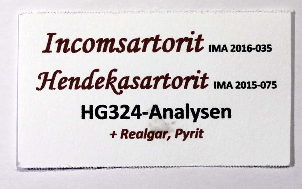 Incomsartorite & Hendekasartorite