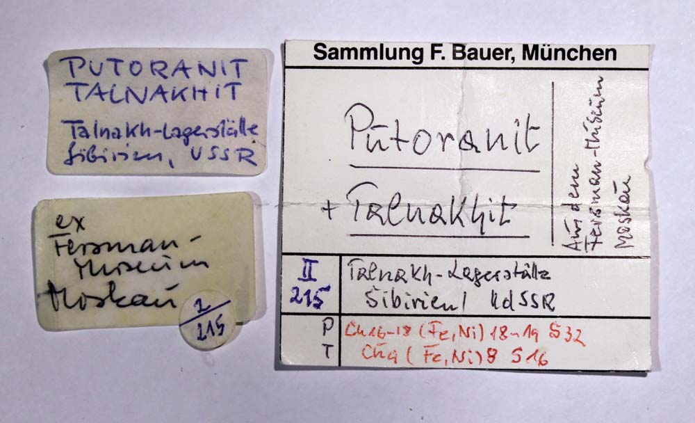 Putoranite & Talnakhite