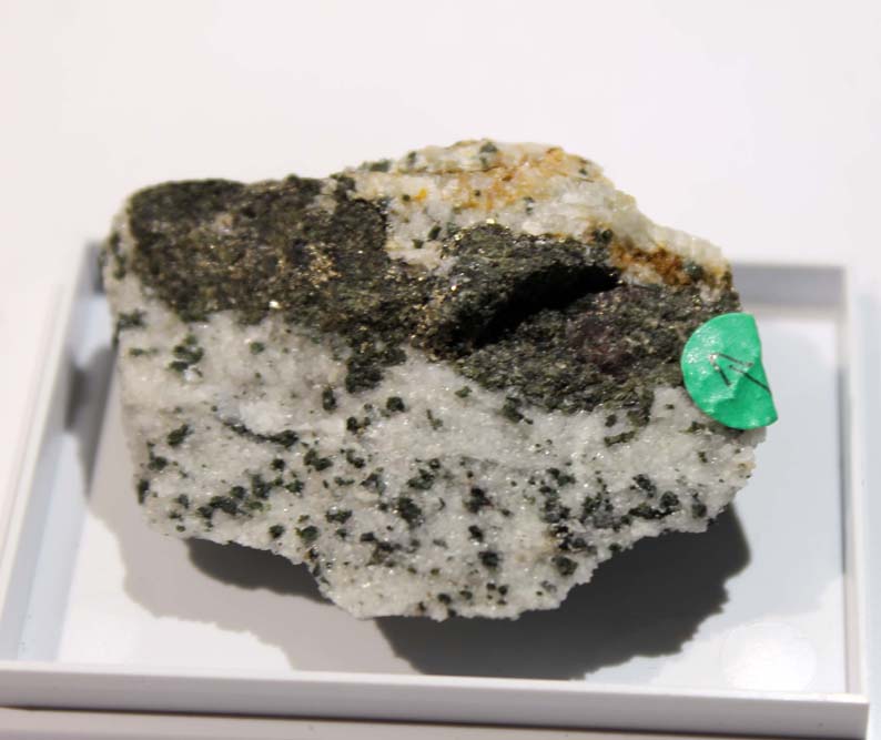 Taramellite & Celsian & Diopside