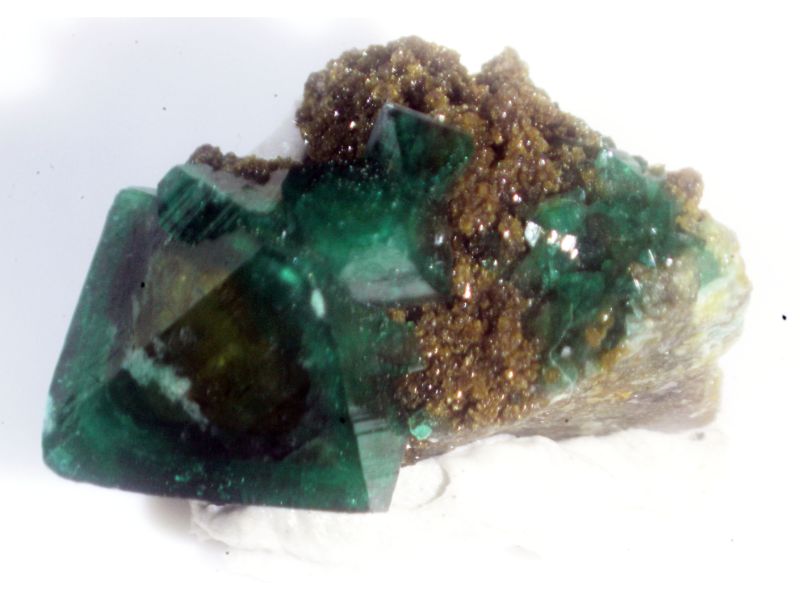 Ferrilotharmeyerite & Cuprian Adamite