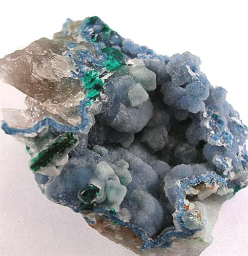 Shattuckite Malachite & Chalcedony