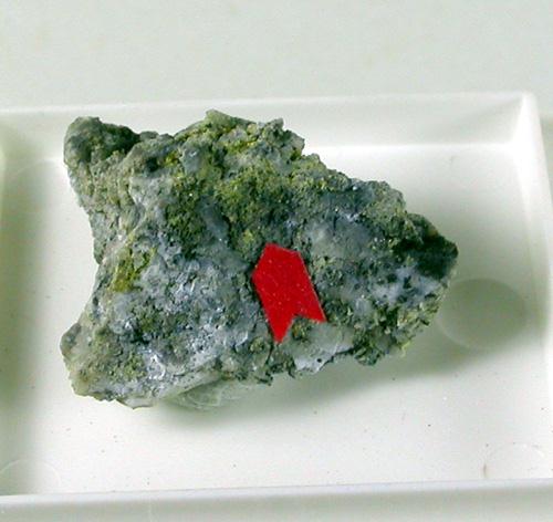 Heyite & Chlorargyrite