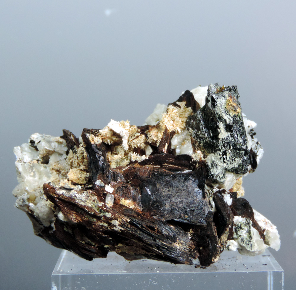 Niobophyllite & Zircon