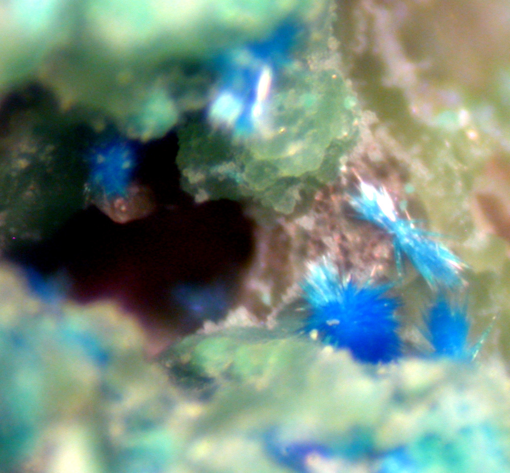 Connellite & Brochantite