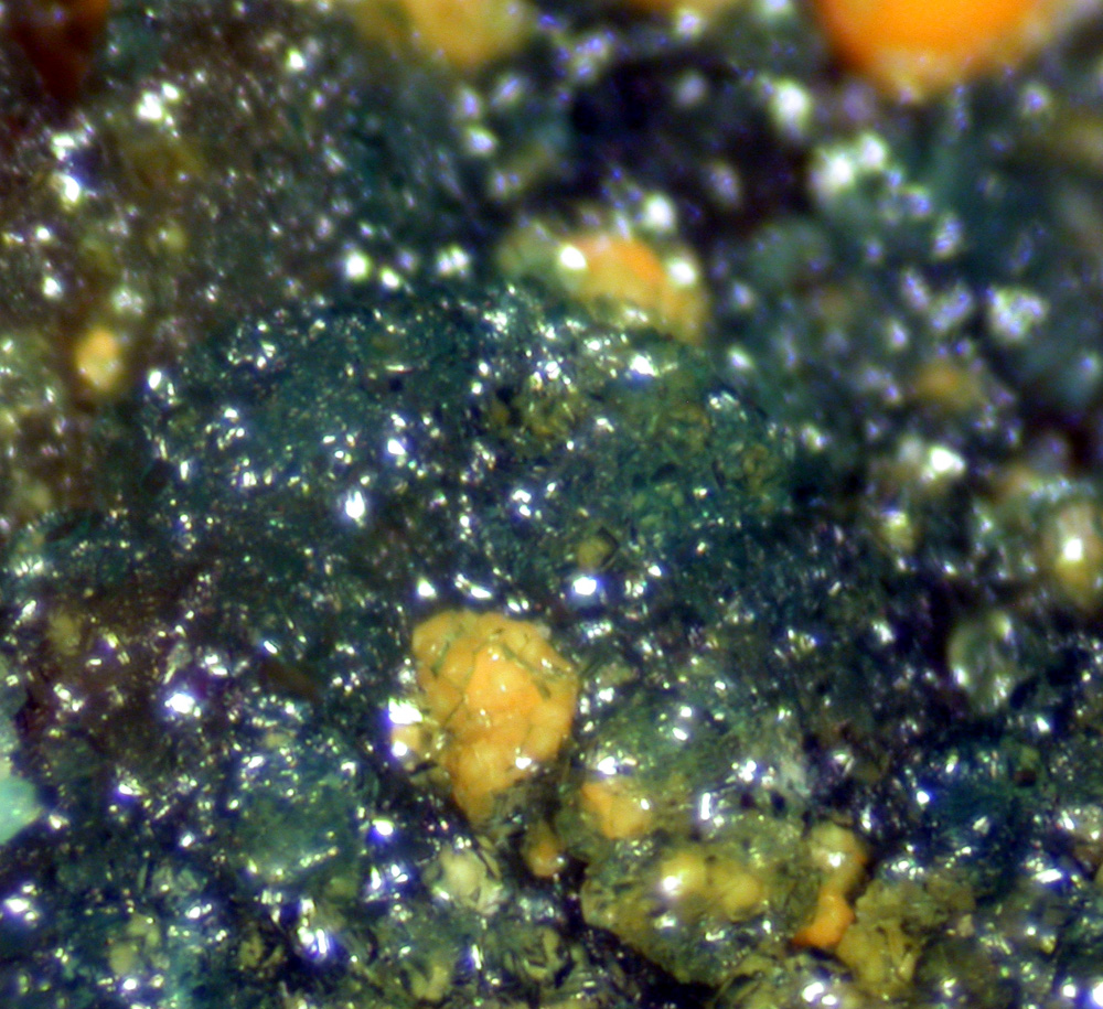 Chalcosiderite & Cacoxenite