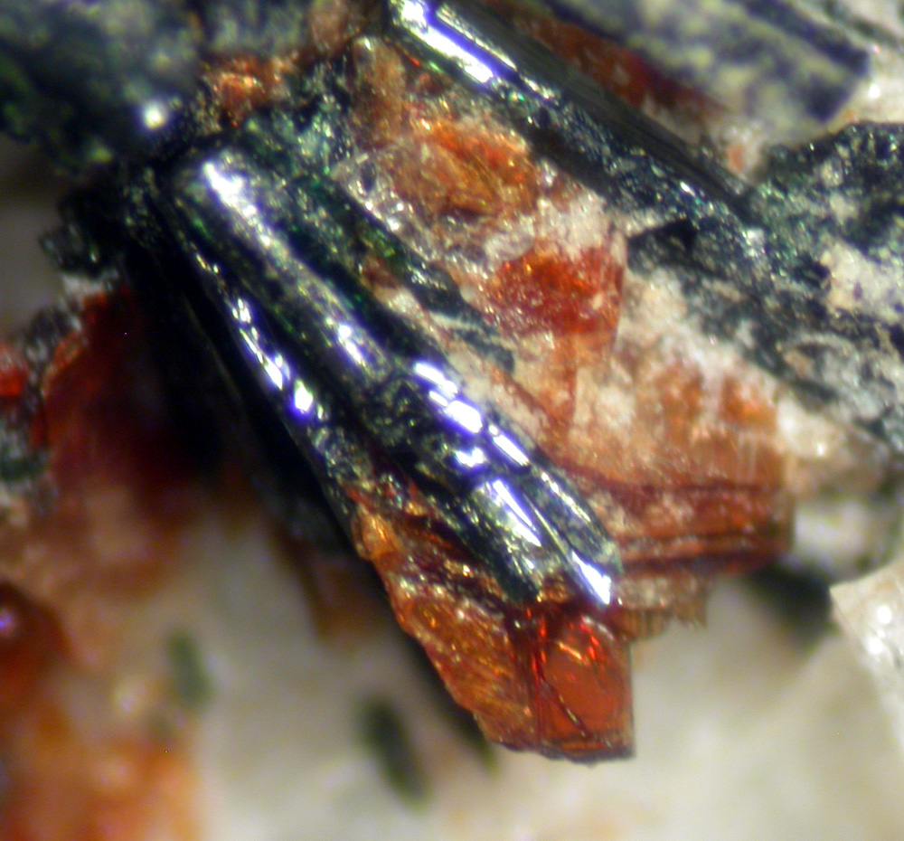 Astrophyllite Monazite-(Ce) & Zircon