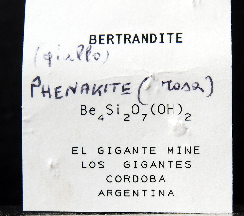 Bertrandite & Phenakite