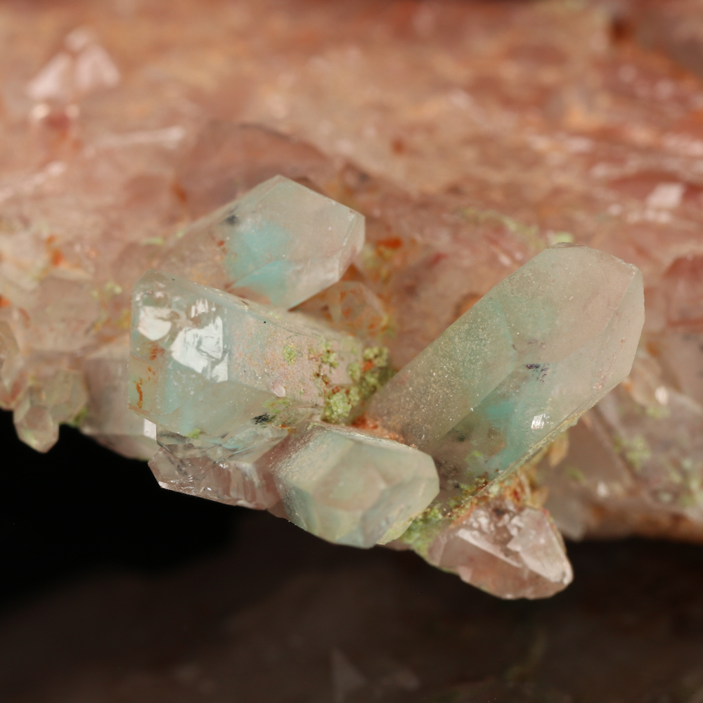 Ajoite With Epidote & Hematite