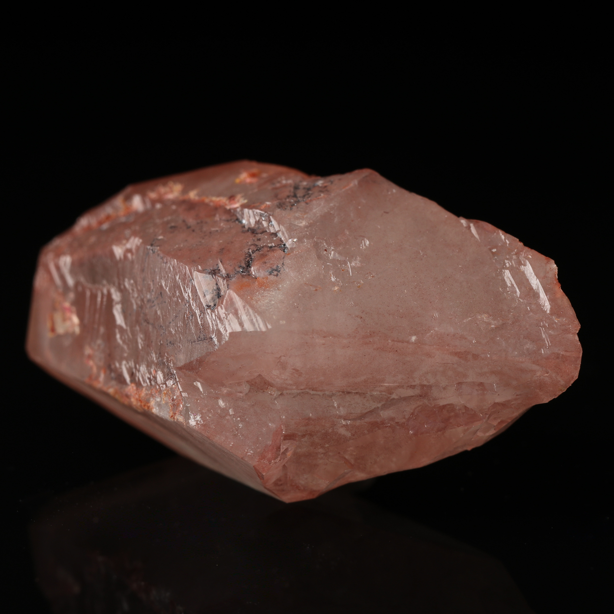 Quartz With Ajoite & Copper Inclusions