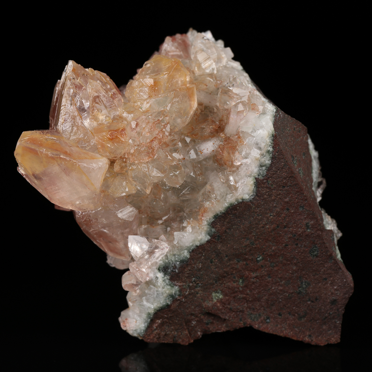 Calcite On Quartz