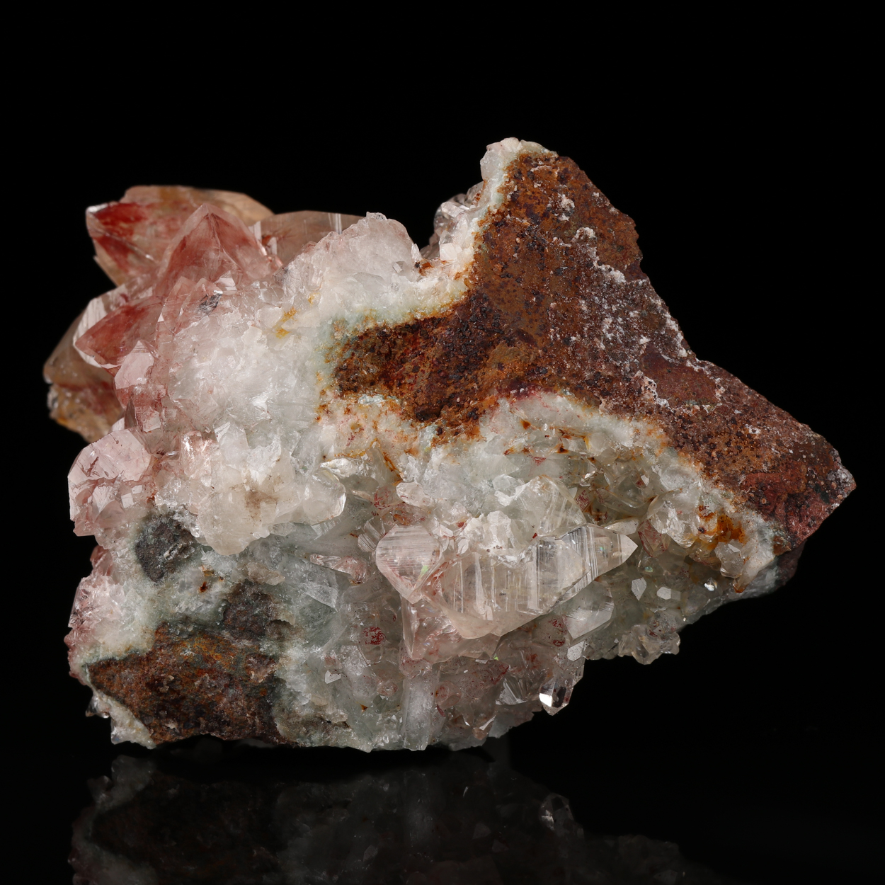 Calcite On Quartz