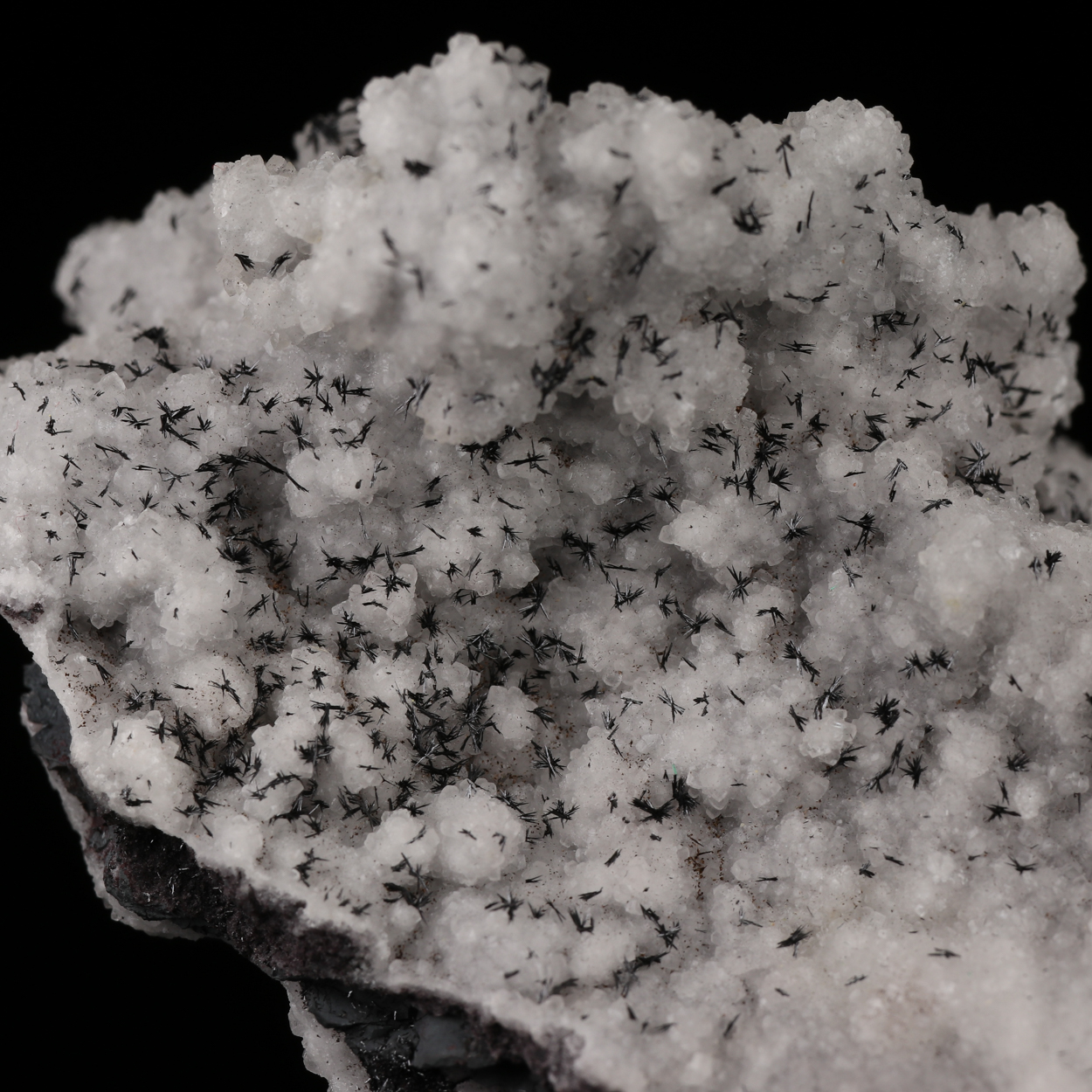 Manganite On Calcite