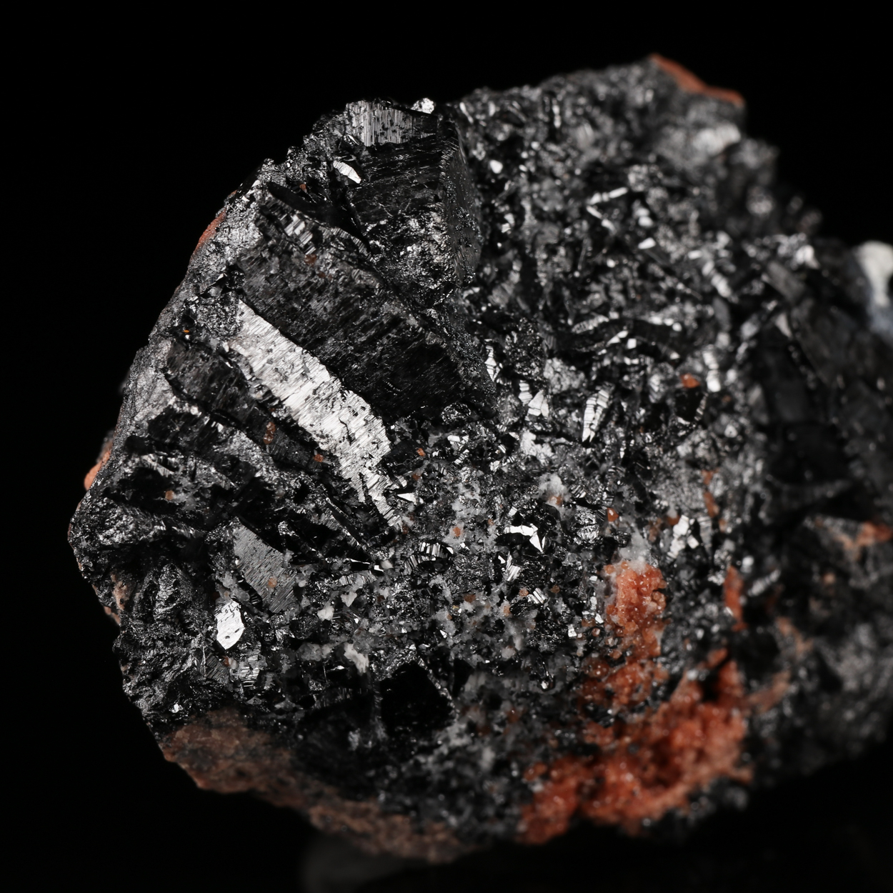 Braunite-II & Andradite With Calcite