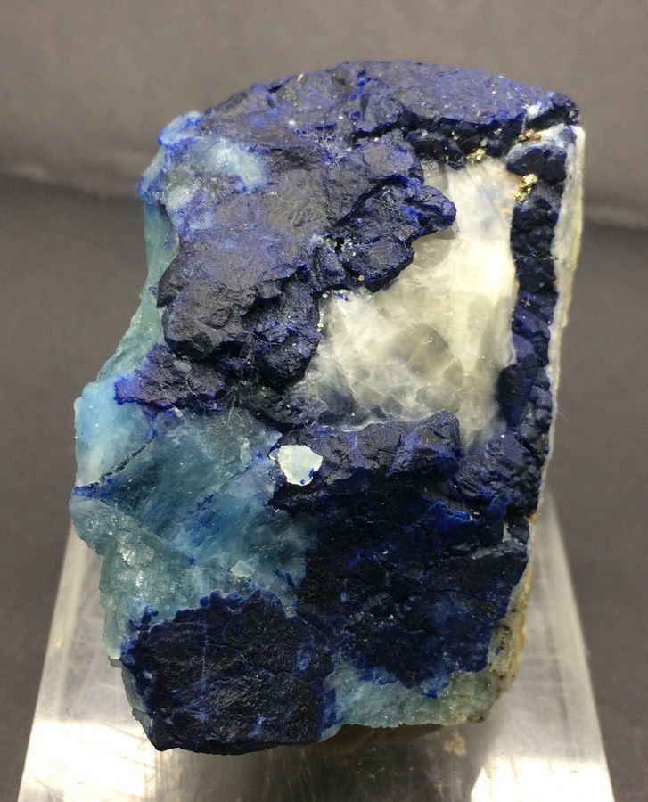 Lazurite With Pyrite & Calcite
