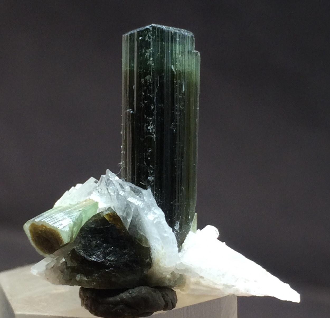 Elbaite With Quartz