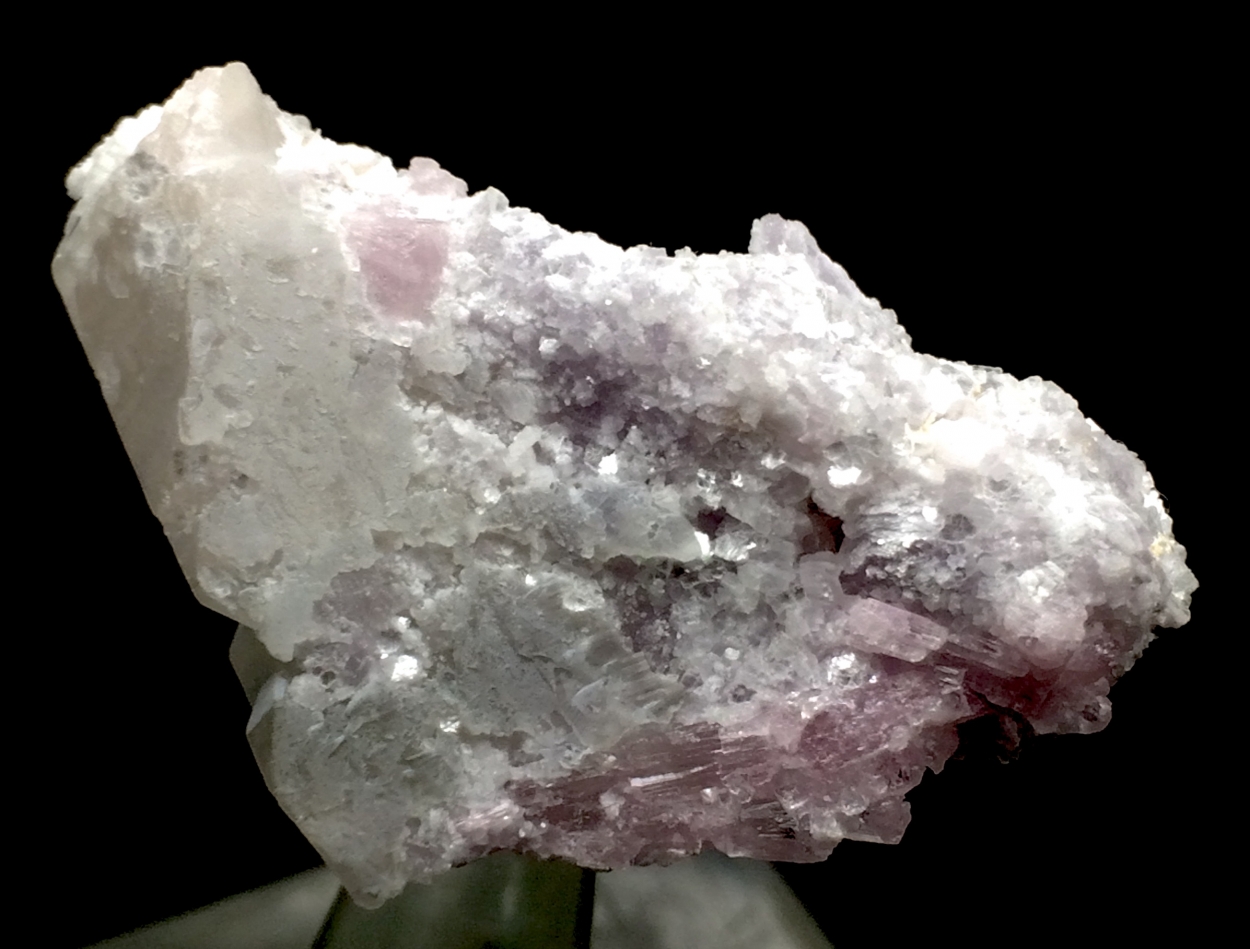 Elbaite With Quartz & Microlite