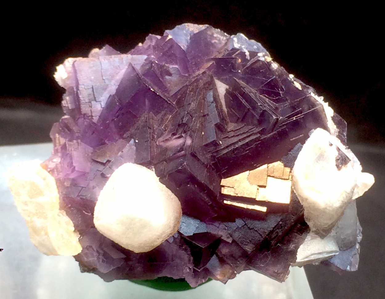 Fluorite With Calcite