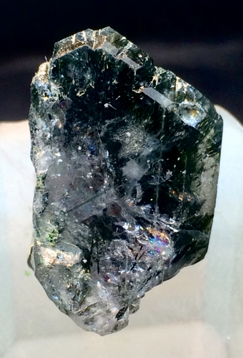 Apatite With Actinolite Inclusions