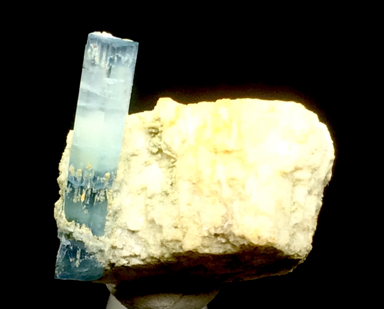 Aquamarine With Feldspar