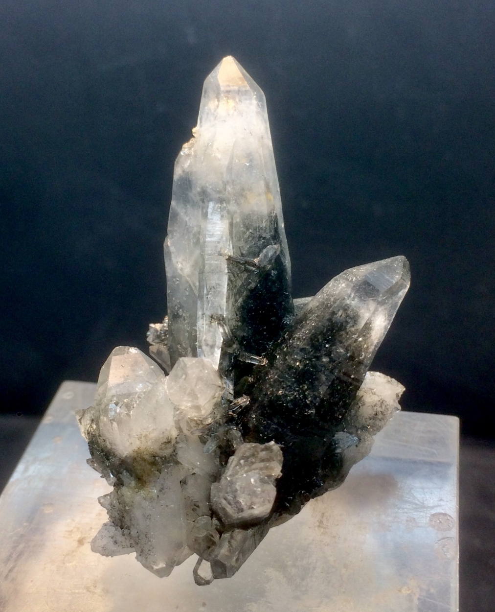 Quartz With Riebeckite Inclusions