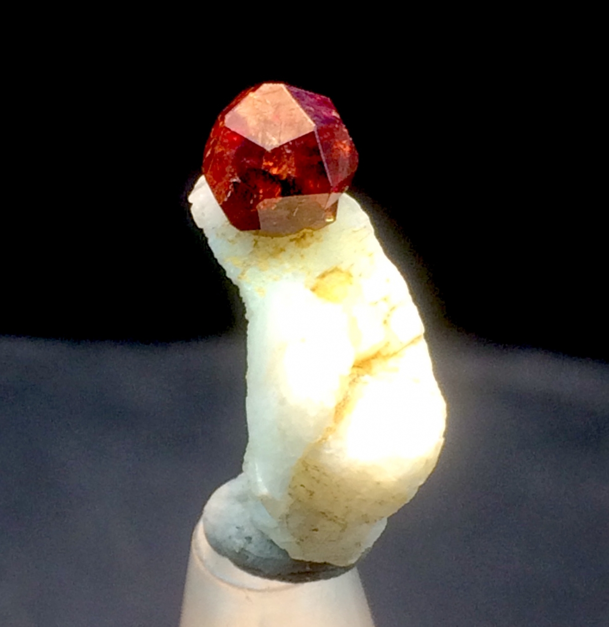 Spessartine Var Garnet With Orthoclase