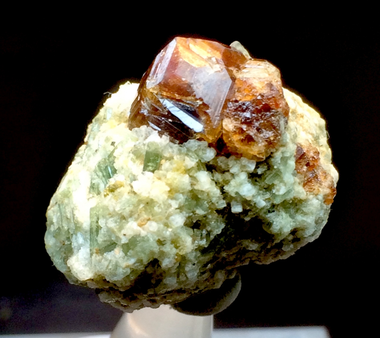 Hessonite With Diopside