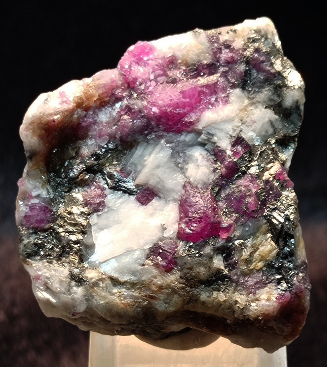 Ruby With Pyrite