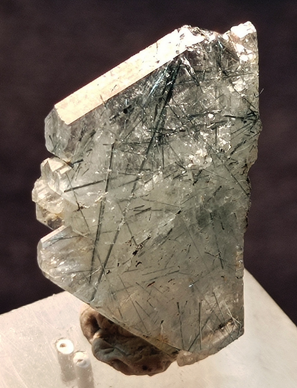 Albite With Actinolite Inclusions