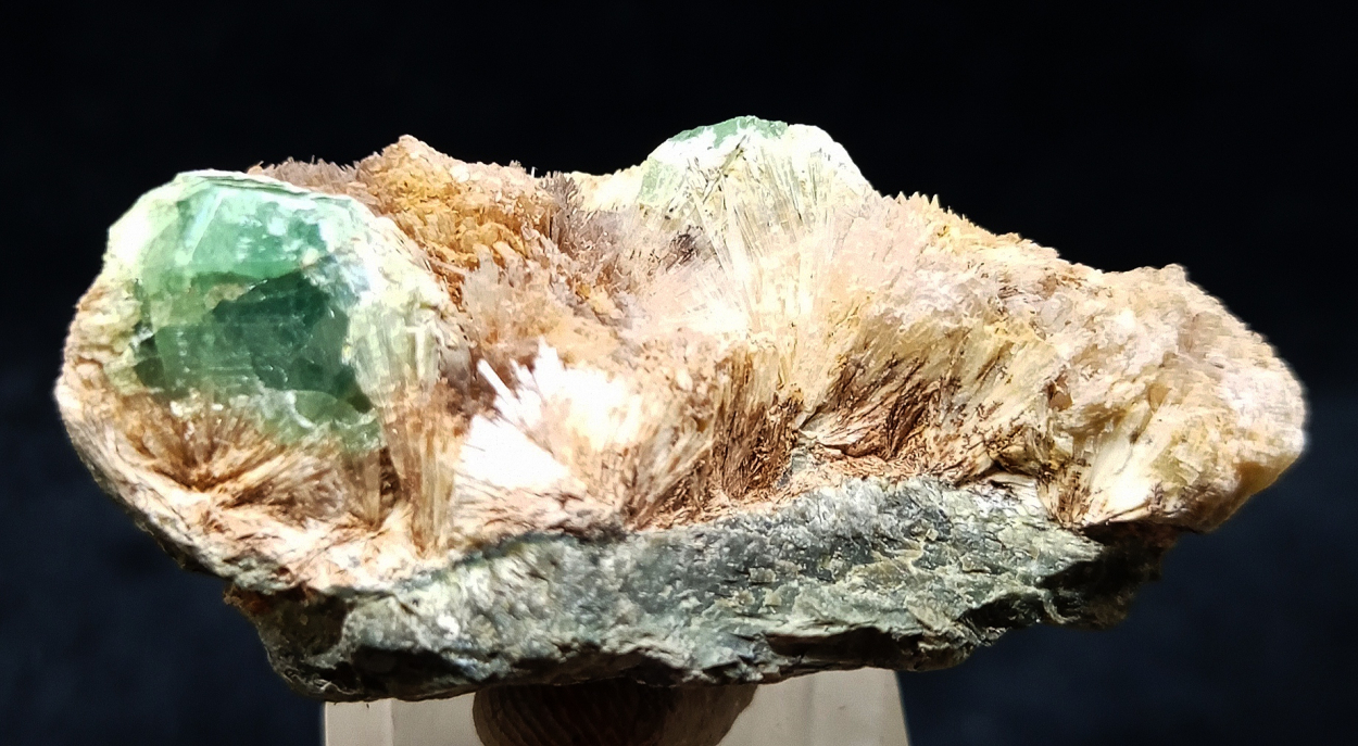 Demantoid With Wollastonite