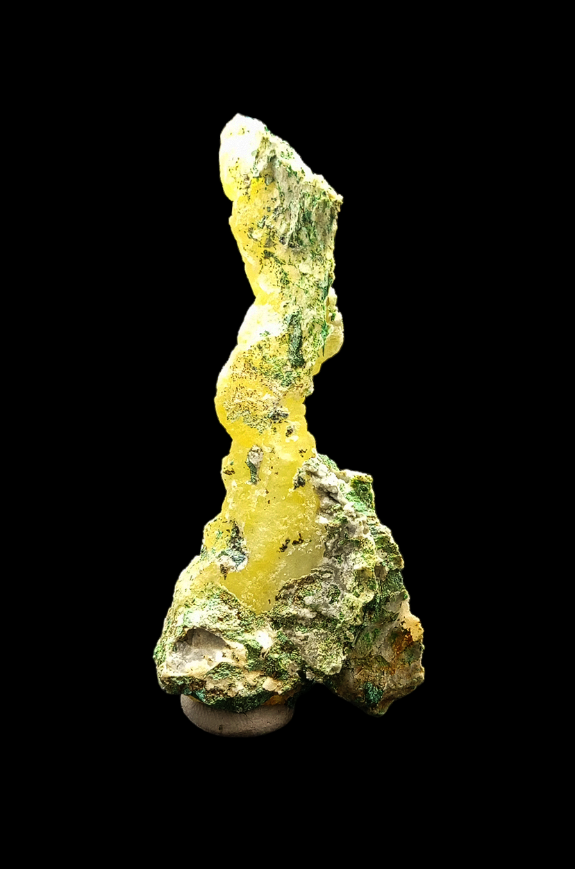 Brucite With Malachite