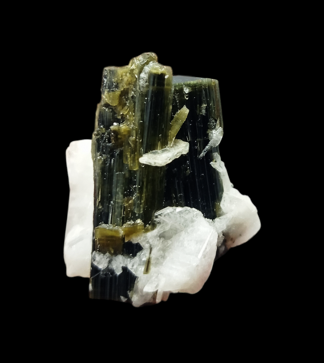 Elbaite With Cleavelandite & Muscovite