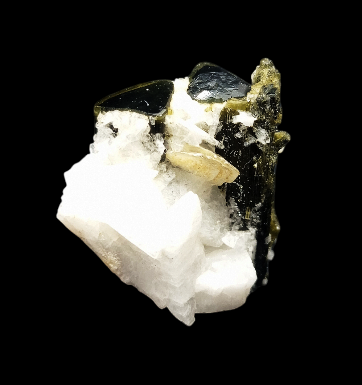 Elbaite With Cleavelandite & Muscovite