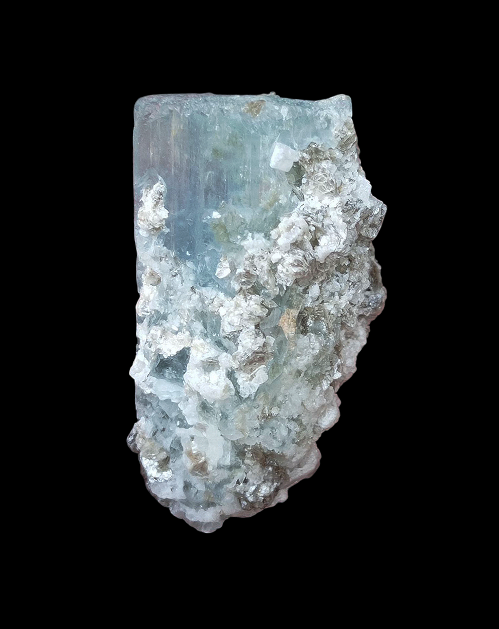 Aquamarine With Muscovite