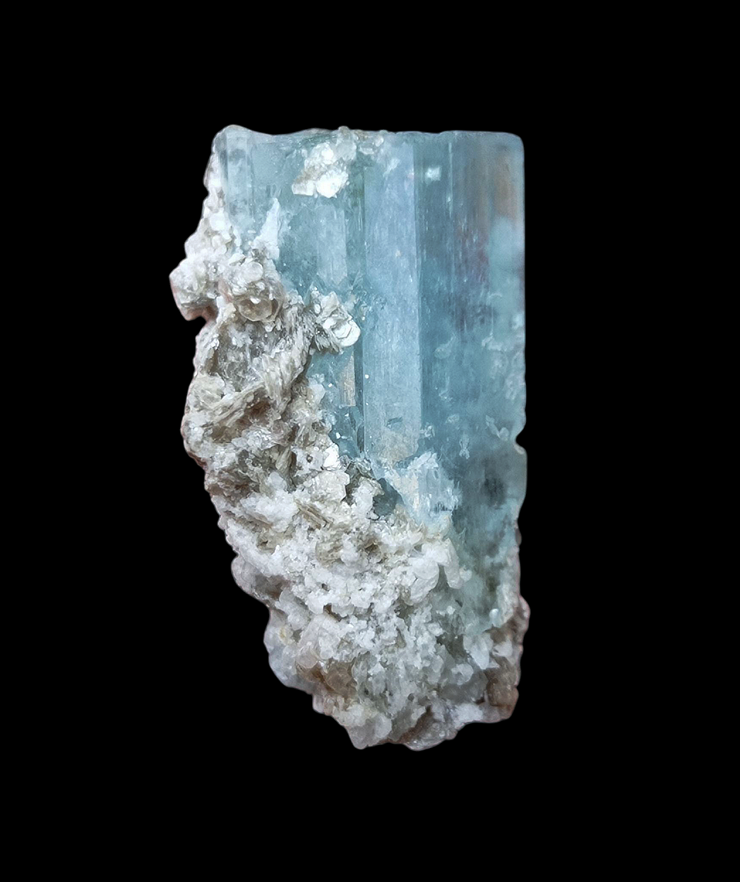 Aquamarine With Muscovite