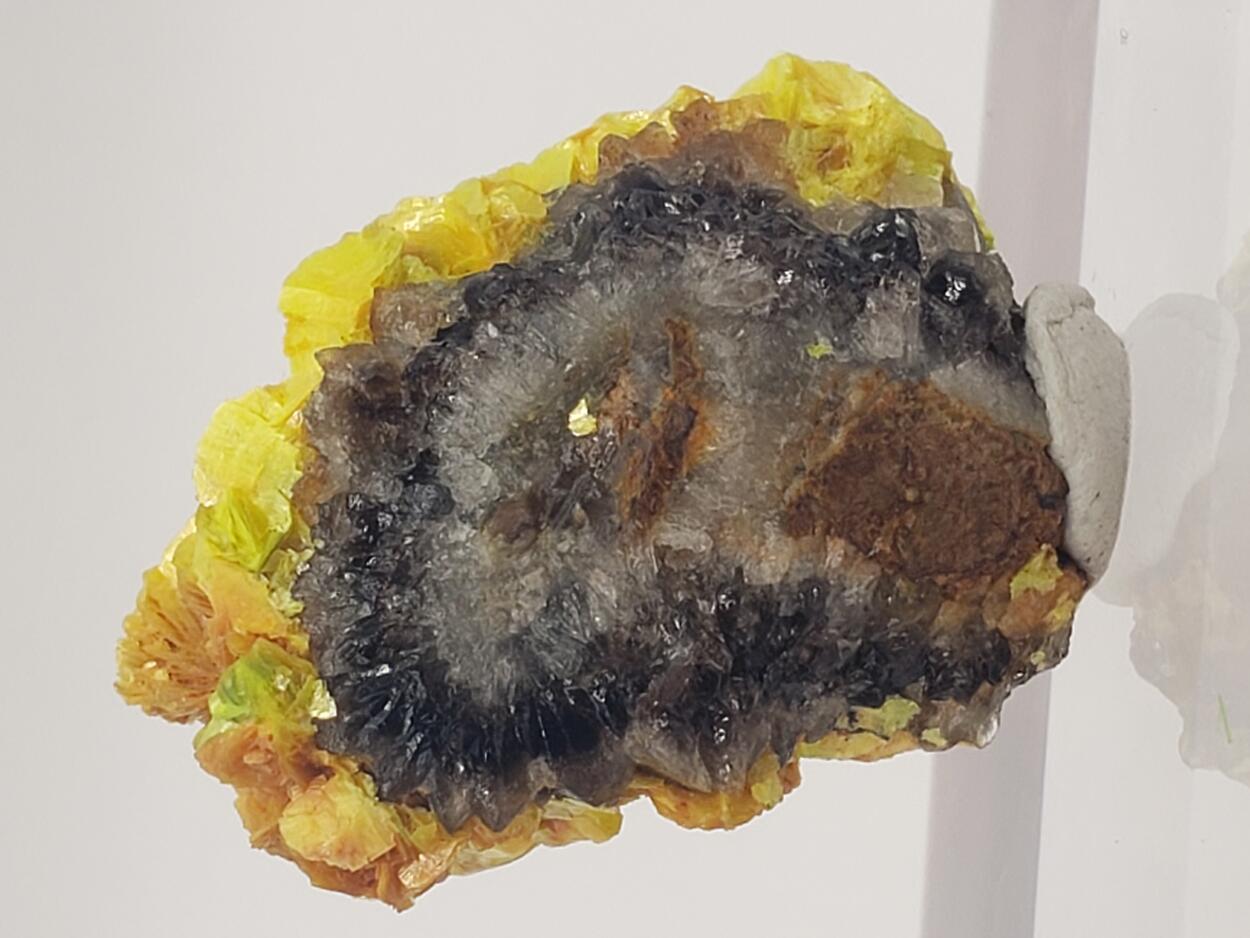 Autunite On Quartz