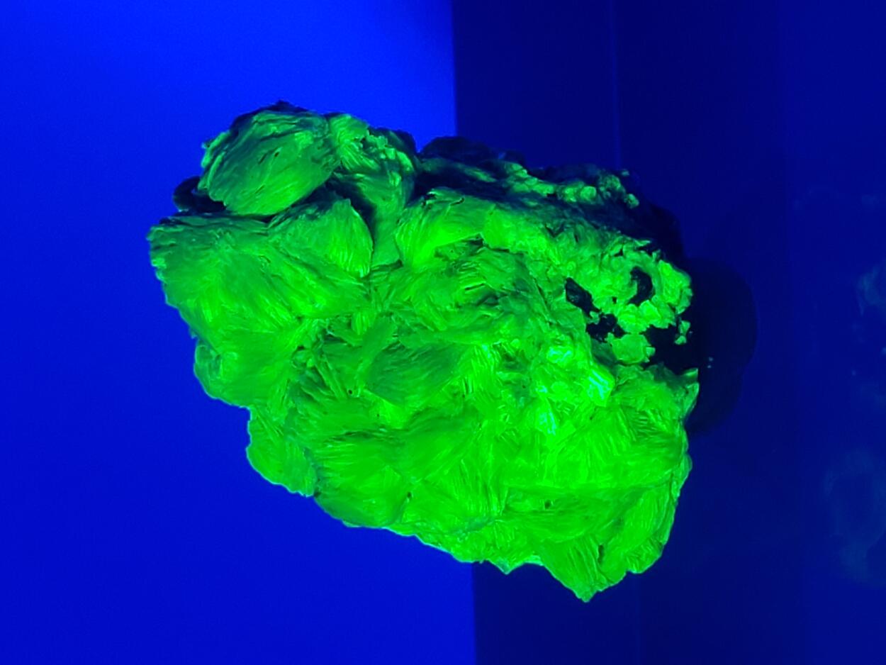 Autunite On Quartz