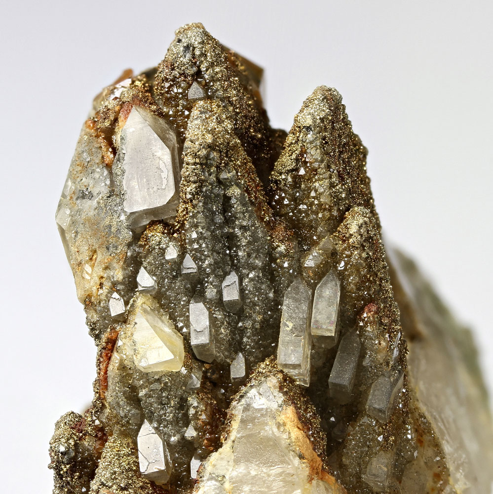 Baryte With Marcasite & Fluorite