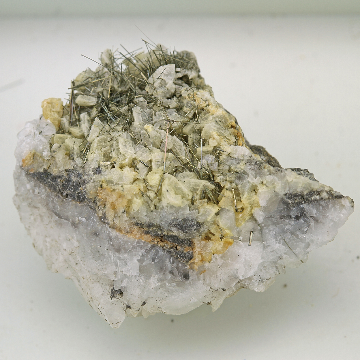 Millerite Dolomite & Calcite