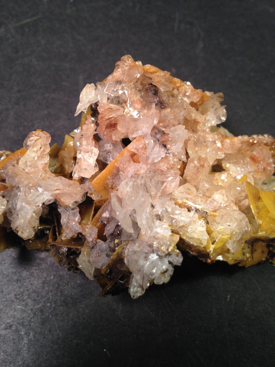 Wulfenite & Calcite