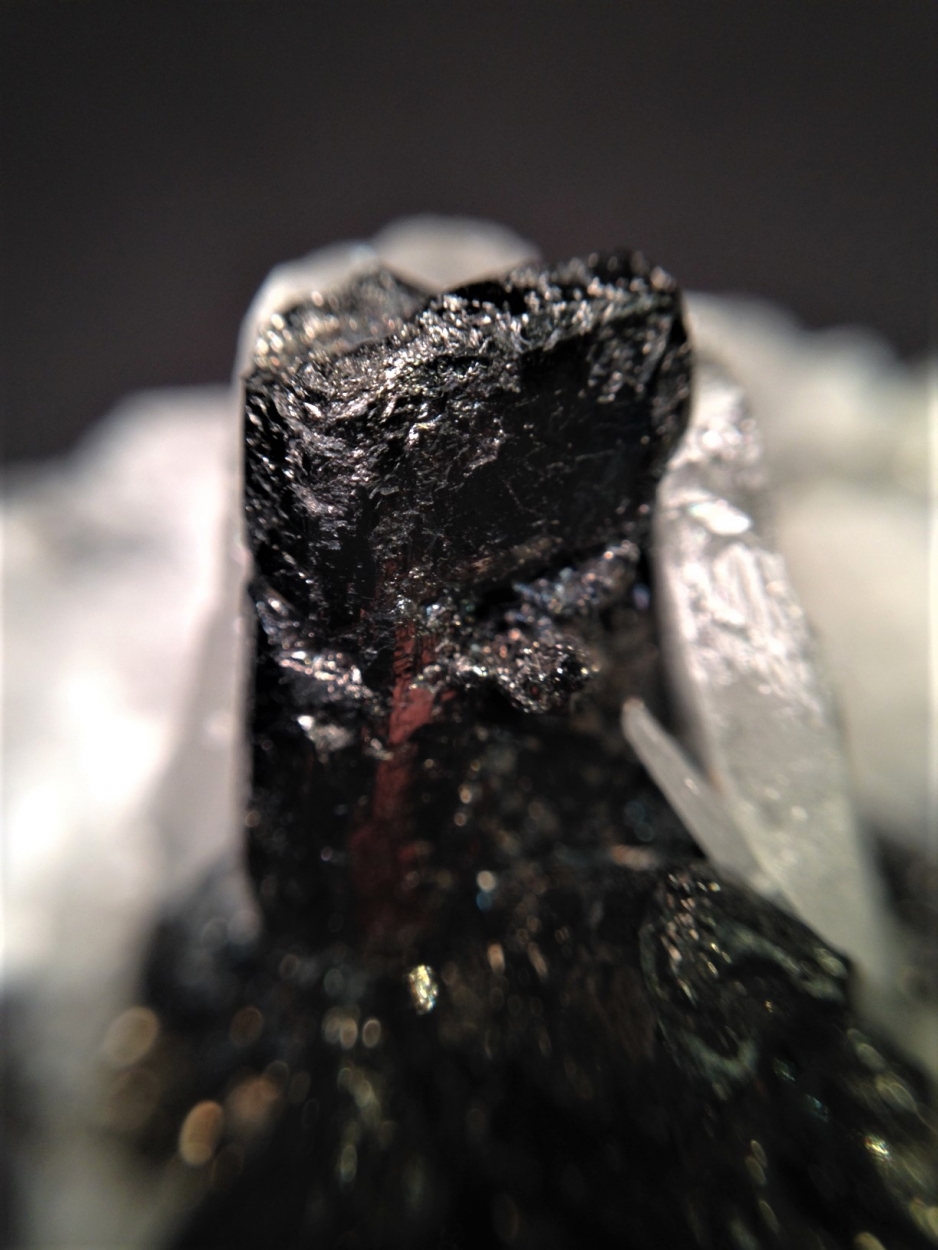 Enargite On Baryte & Pyrite