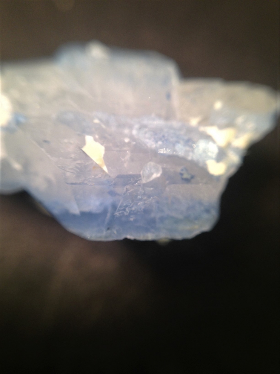 Dumortierite In Quartz