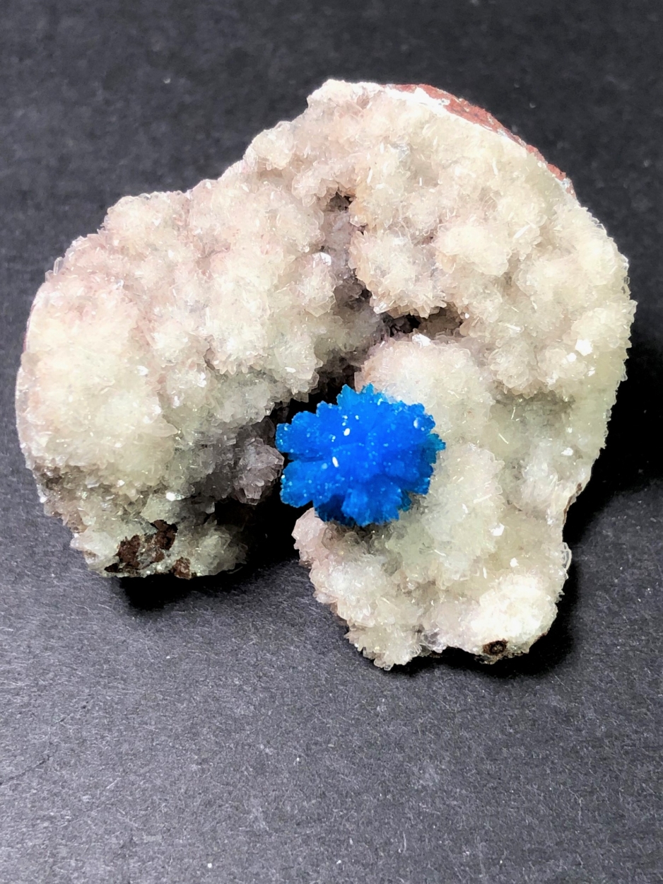 Cavansite On Heulandite