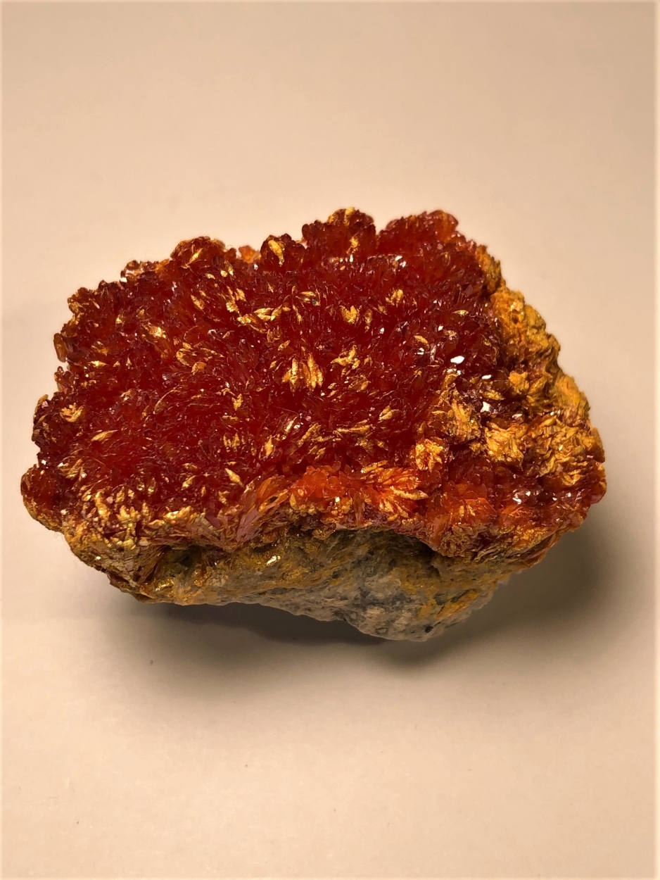 Orpiment On Baryte